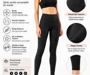 Kota Fitilli Bayan Spor Tayt